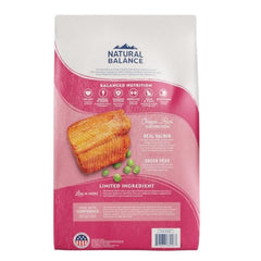 Closeup of grain-free kibble from Natural Balance without grains.