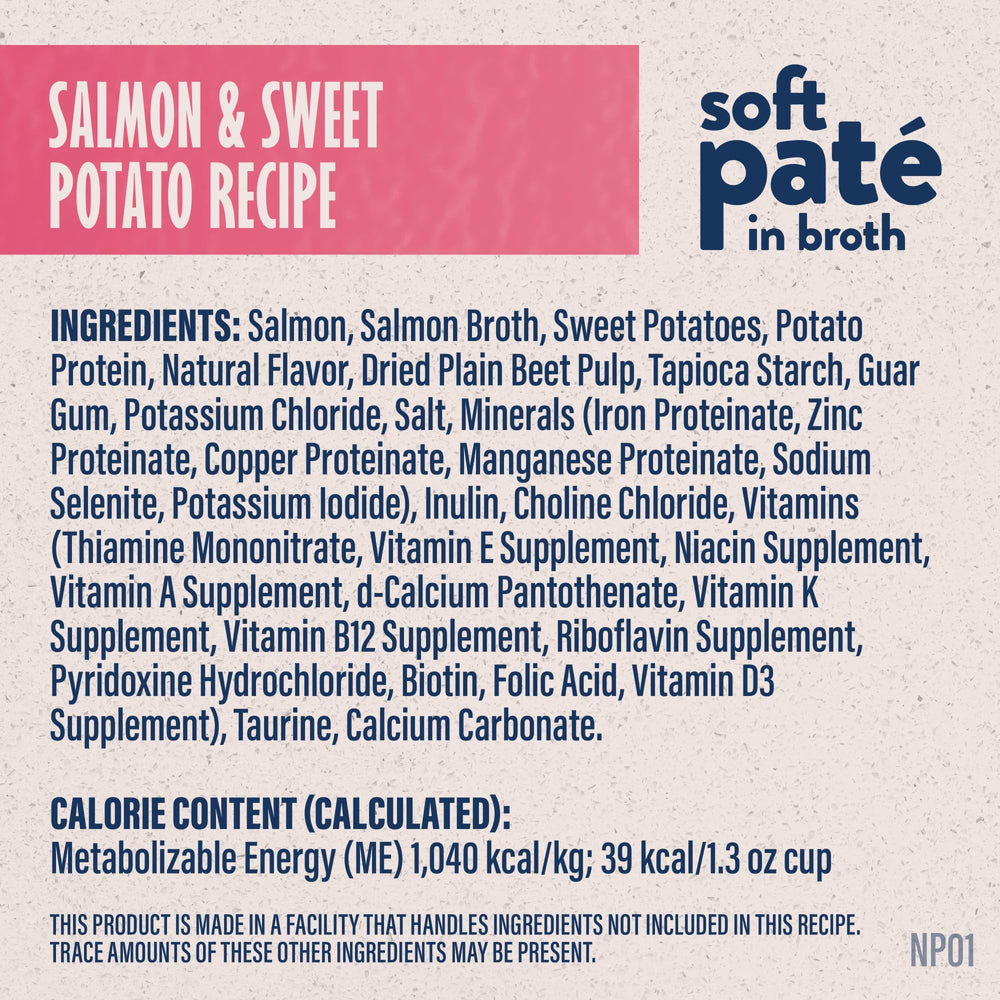 Natural Balance salmon sweet potato pate texture appealing to cats