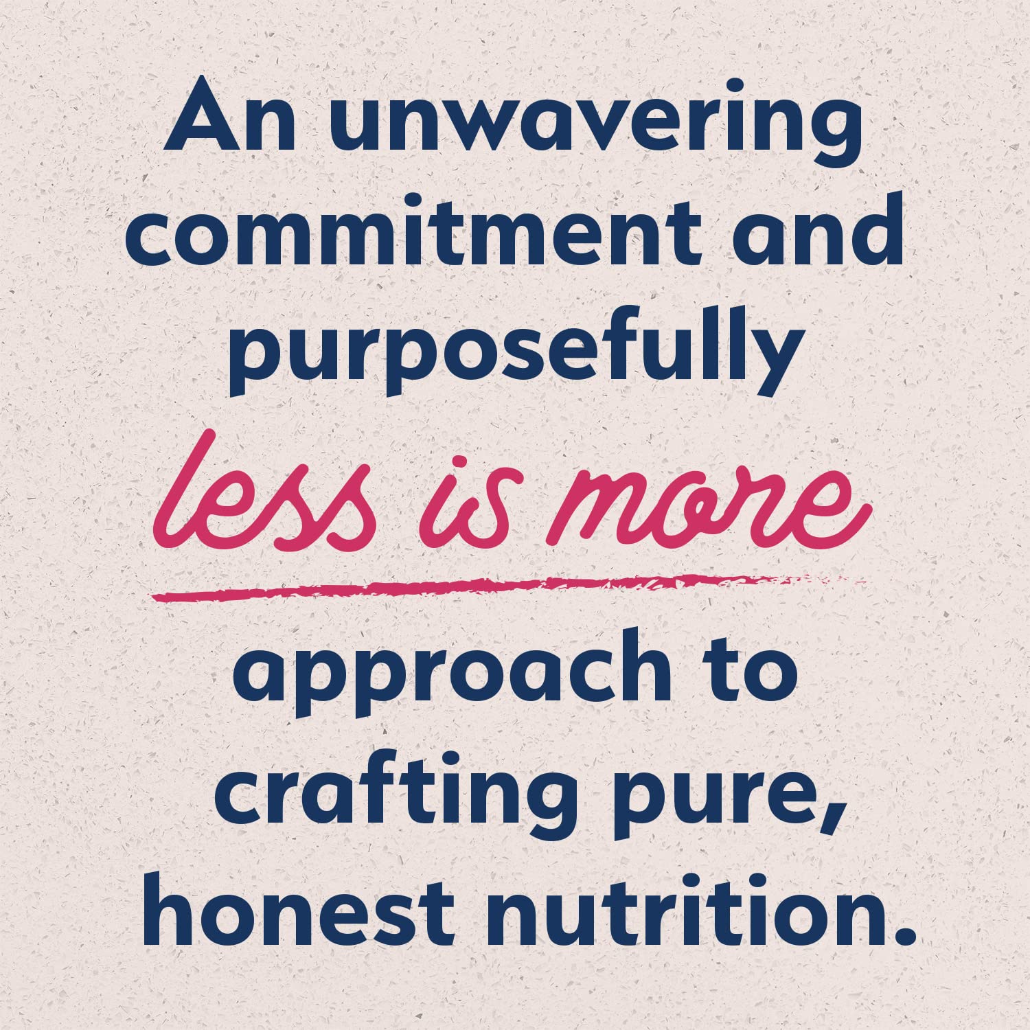 Natural Balance ingredient list closeup — simplified recipe with premium ingredients.