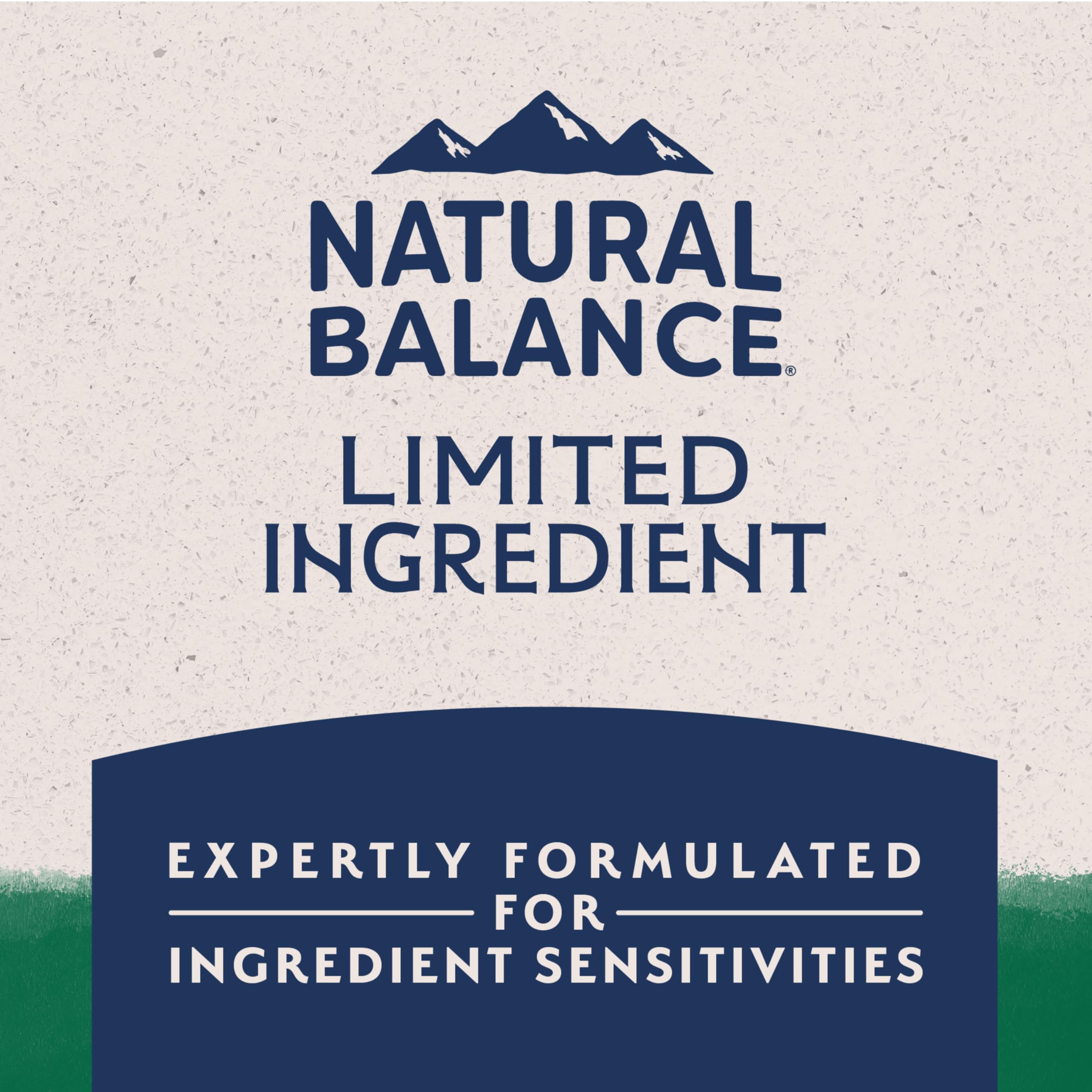 Natural Balance kibble in a bowl illustrates feeding and texture.