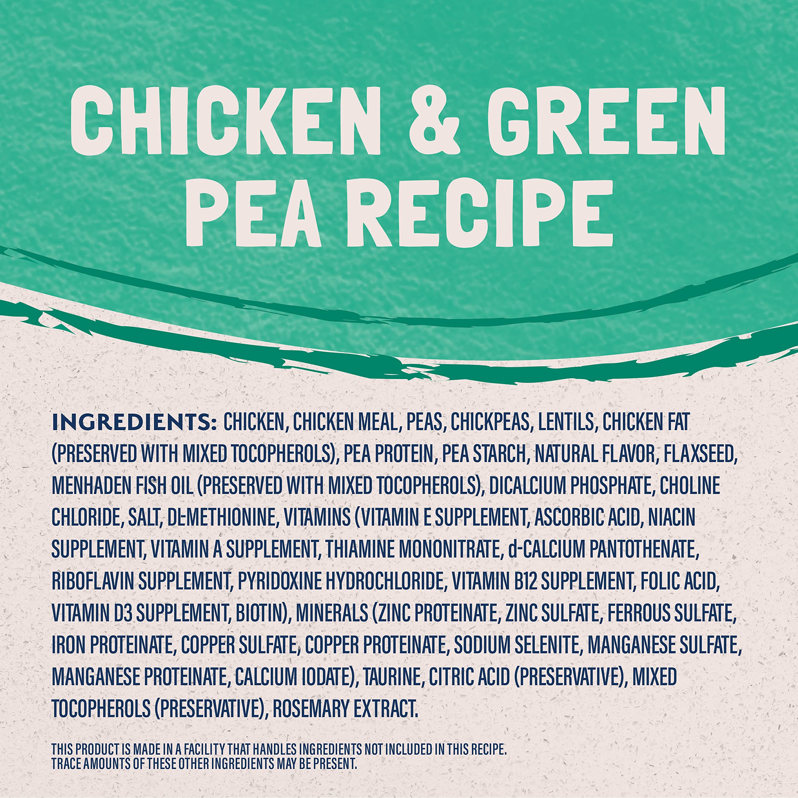 Natural Balance LID chicken protein highlights muscle maintenance for cats.