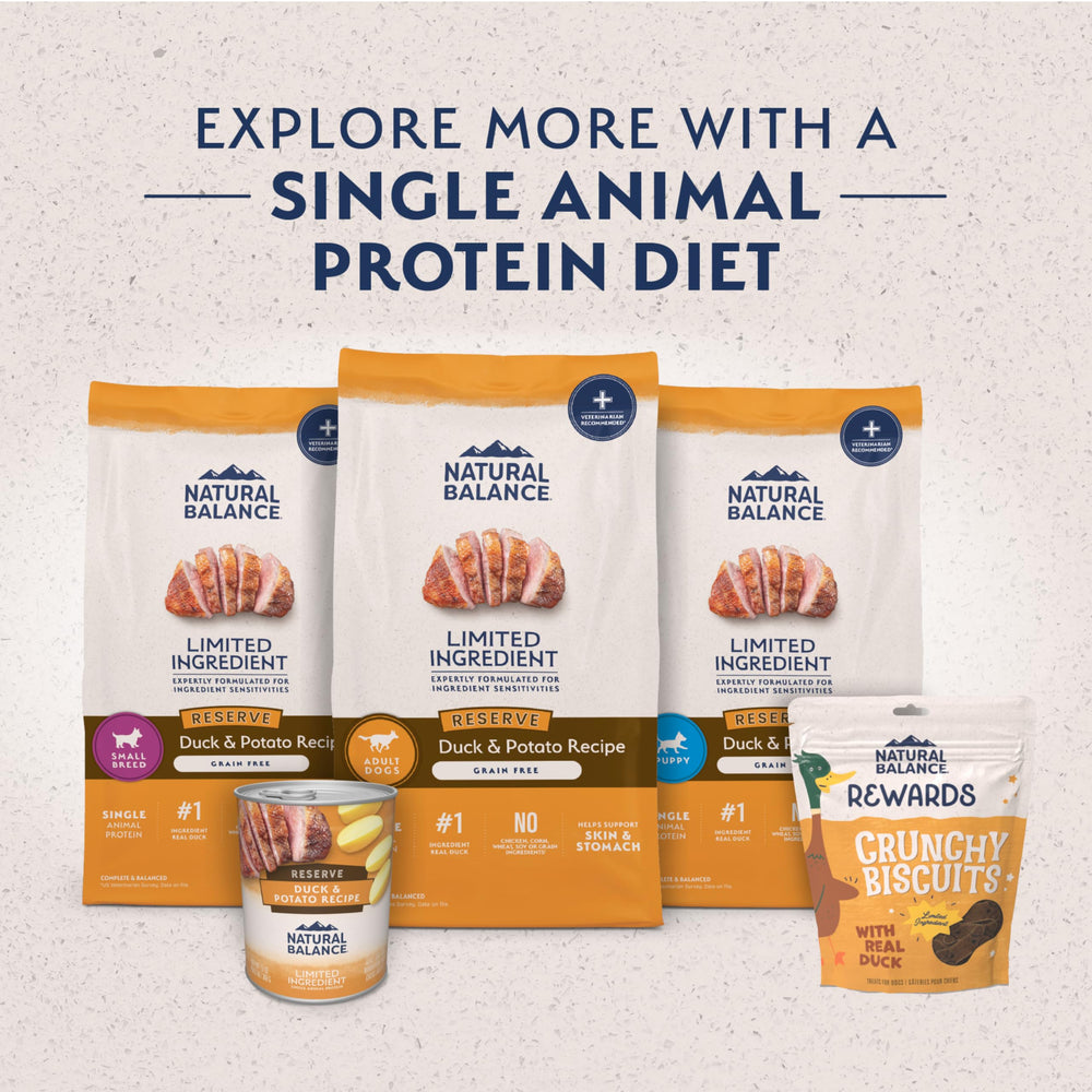 No peas, soy, corn, or gluten keeps ingredients simple and digestible.