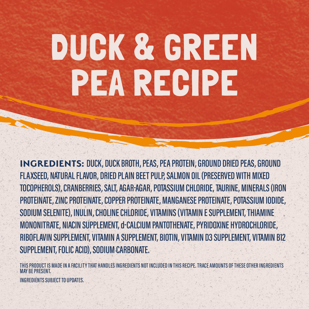 Front of Natural Balance L.I.D. packaging with simple ingredients message.