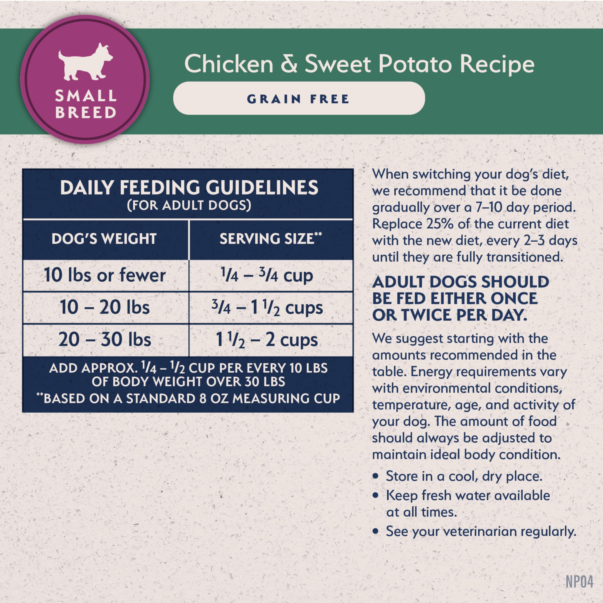 Natural Balance L.I.D. small breed packaging front signaling safety and trust.