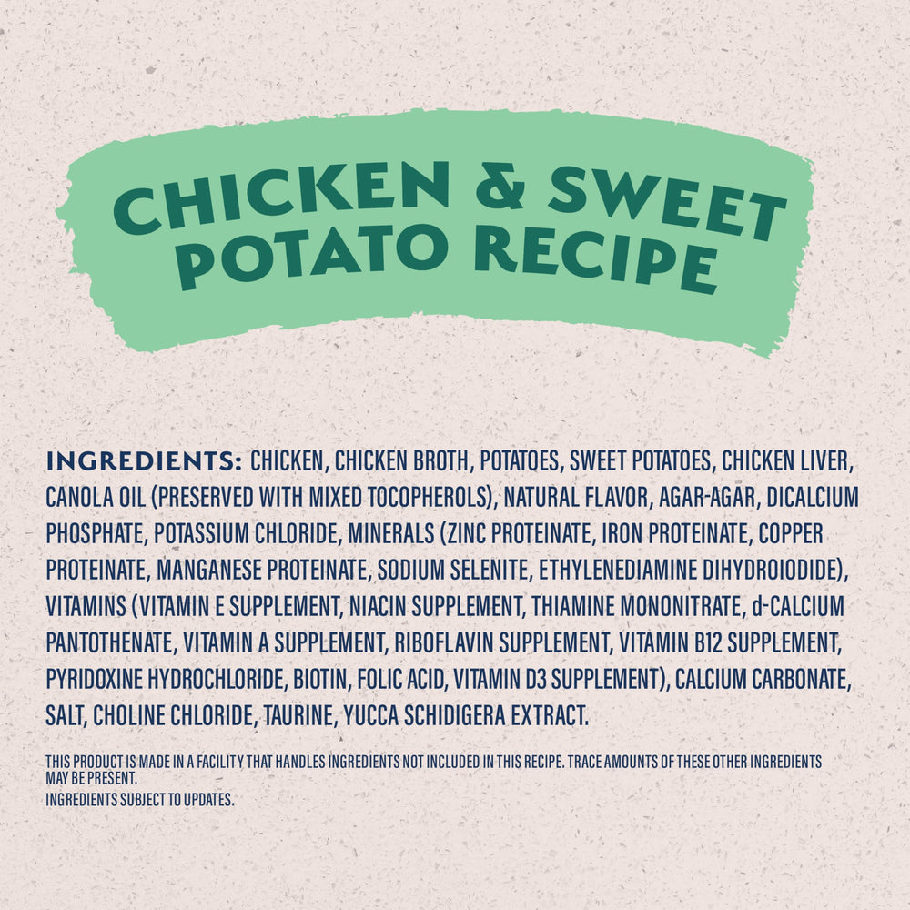 Grain-free icon and no soy or gluten on the can.