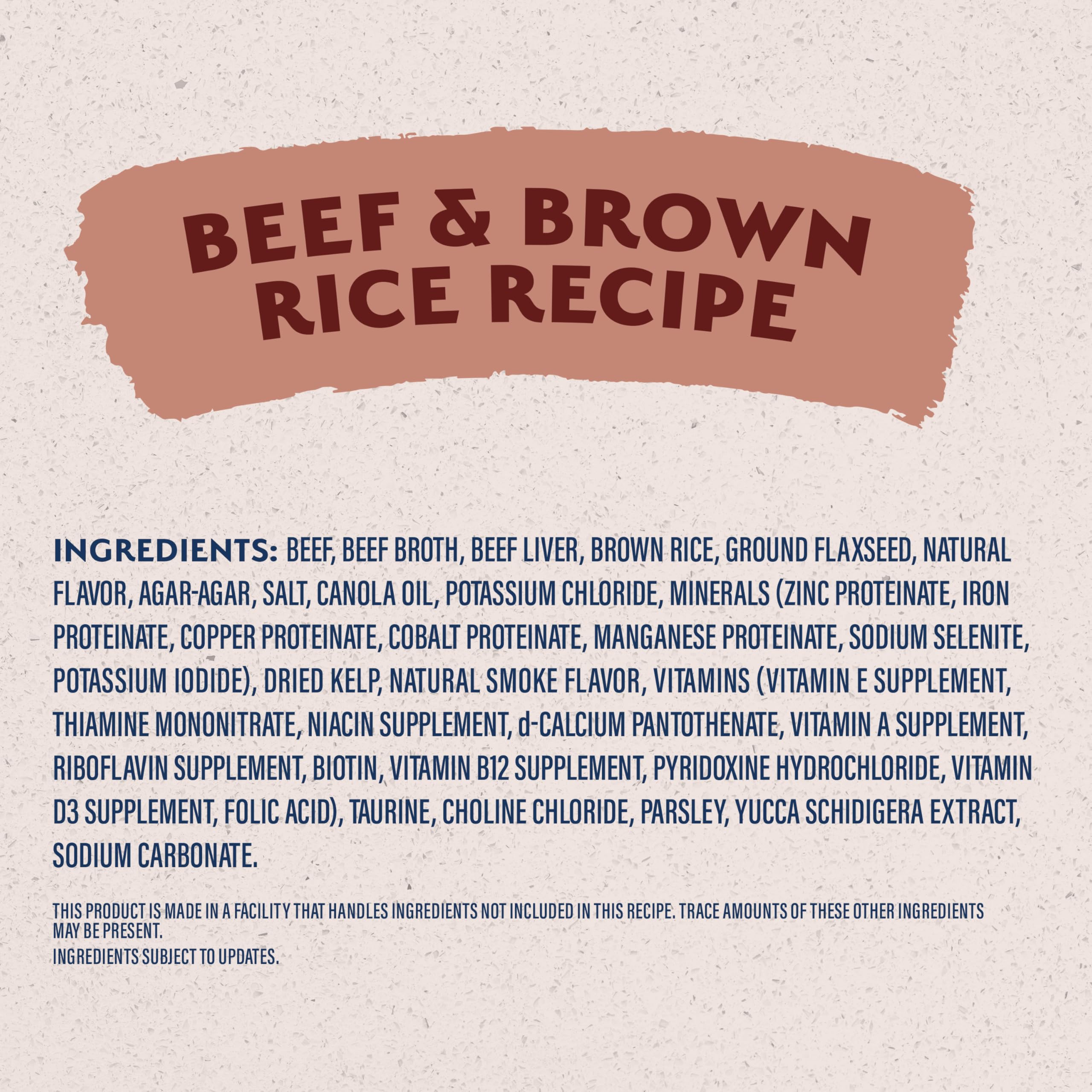Packaging detail from Natural Balance Limited Ingredient label emphasizes simple ingredients.