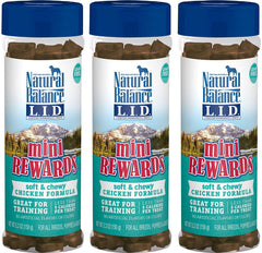Natural Balance Mini Rewards chicken soft chews, close-up, ideal for training sessions