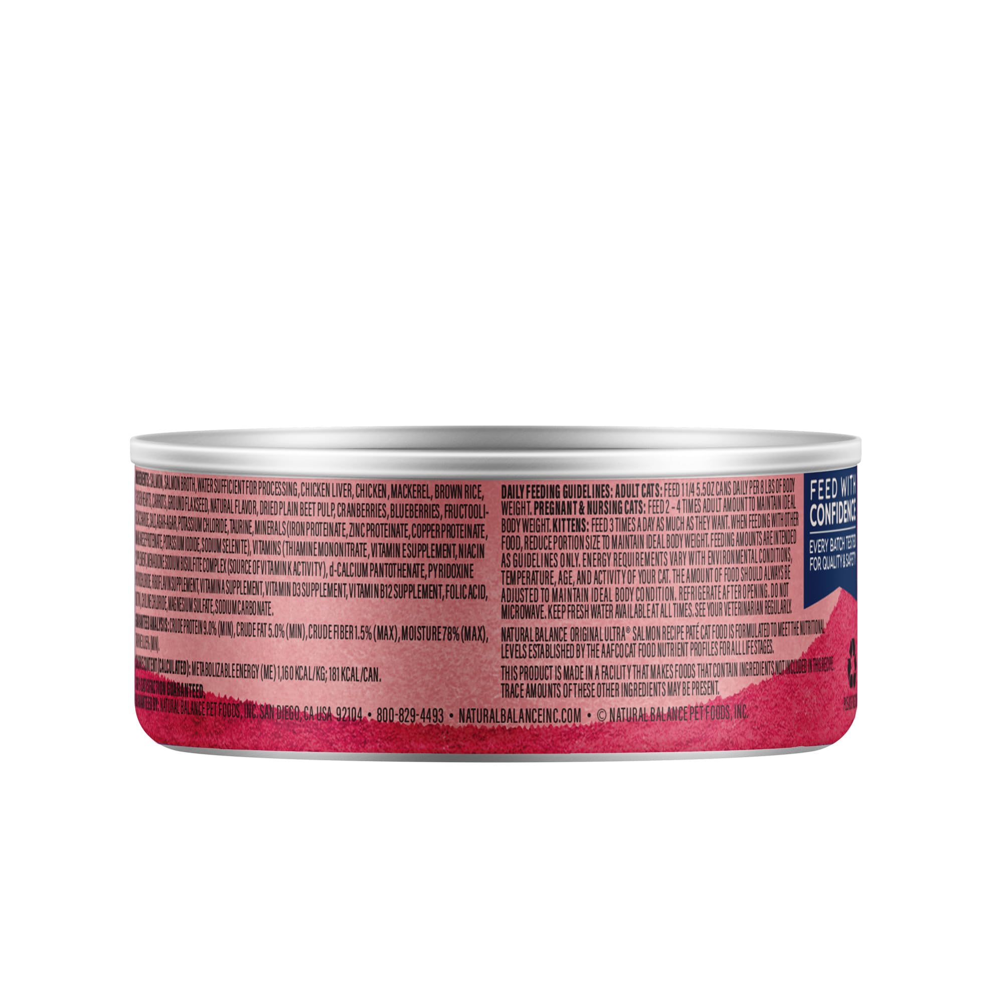 Natural Balance Original Ultra brown rice ingredient shows digestive fiber support.