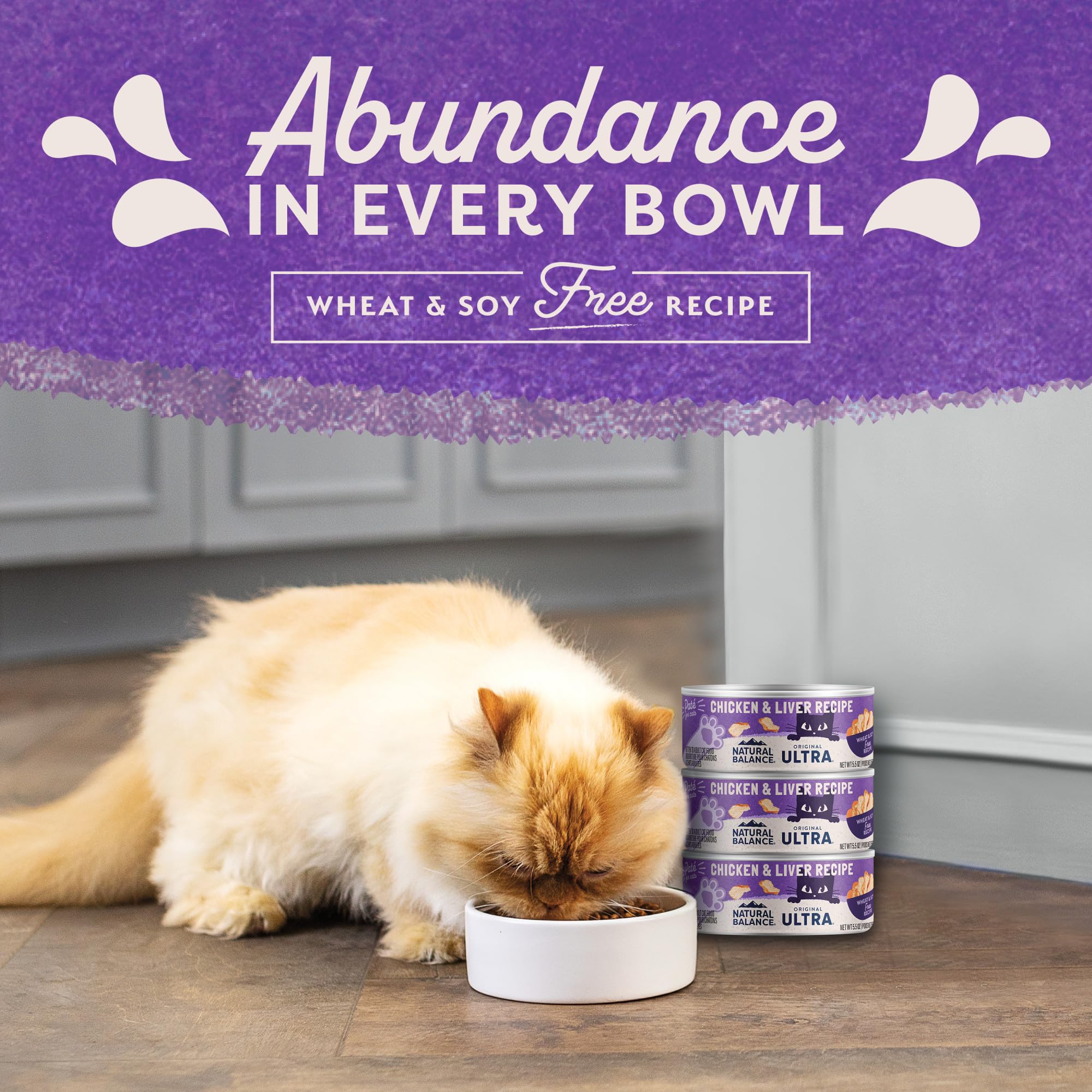 Natural Balance Original Ultra pate texture supports easy chewing and acceptance.