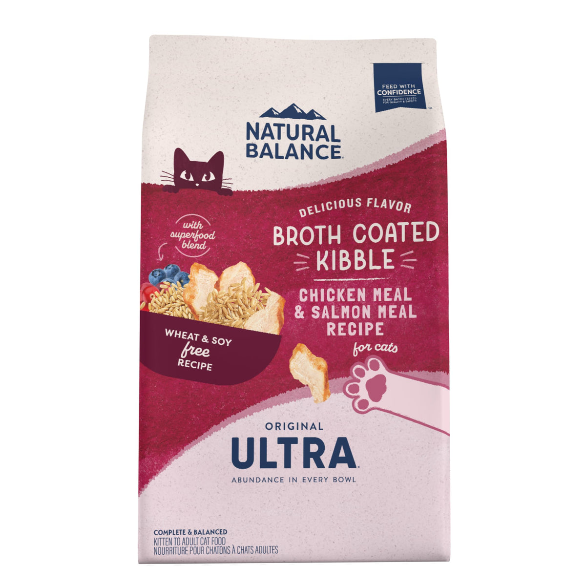 Natural Balance Original Ultra Dry Cat Food chicken meal kibble for strong muscles