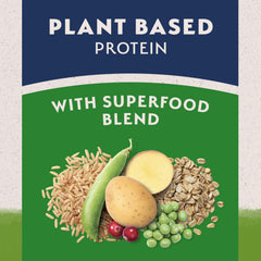 Natural Balance vegetarian plant-based protein peas close-up emphasizes the pea protein source.