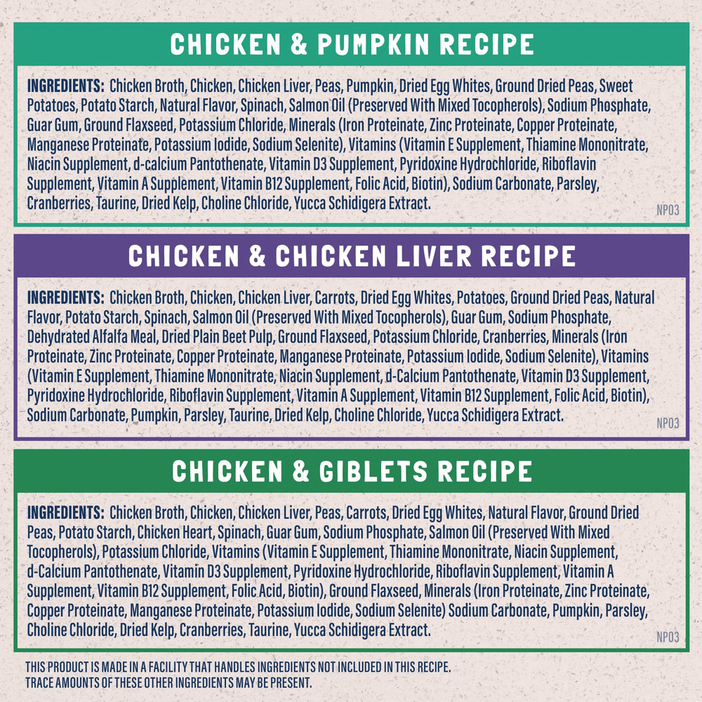 Natural Balance Platefulls 3oz serving pack, convenient daily meal option.
