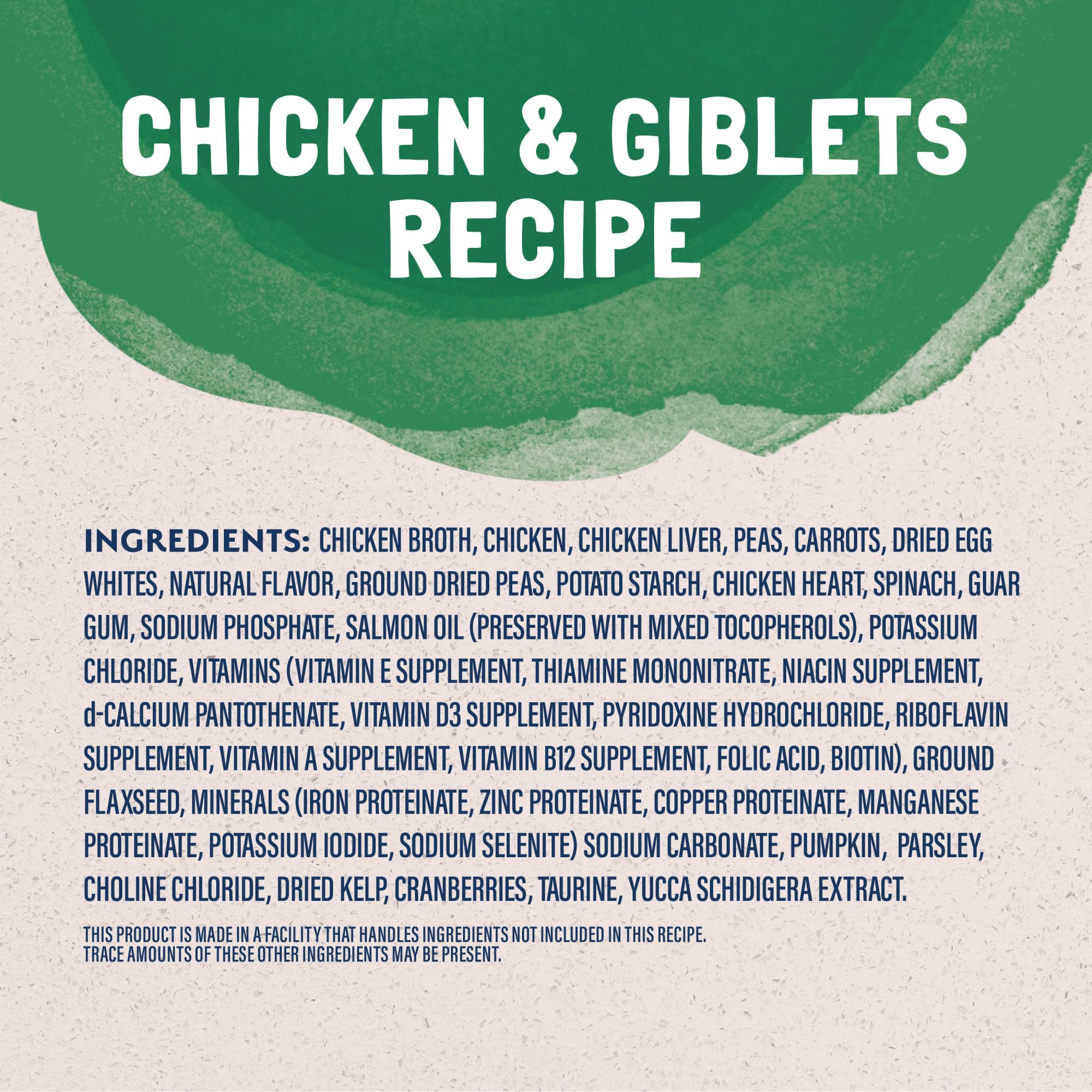 Grain-free Platefulls ingredients close-up: peas and carrots