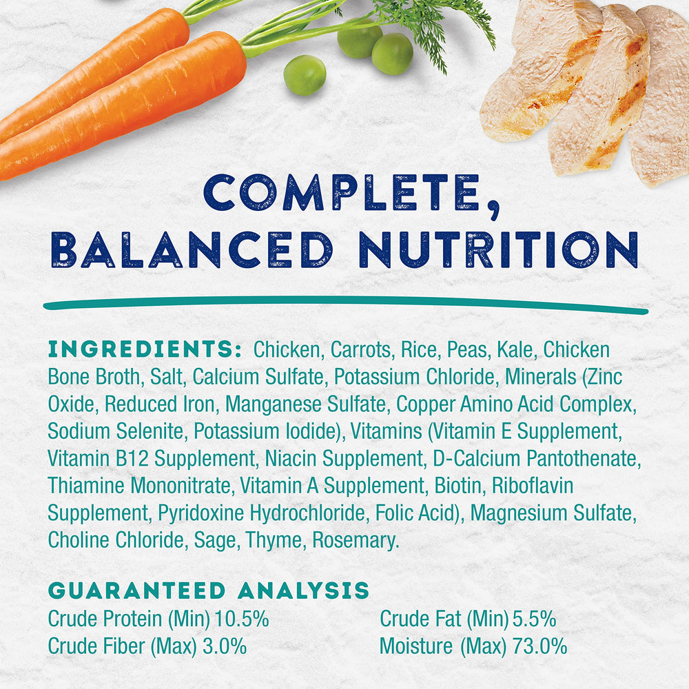 Natural Balance Platefulls ready to serve meal or topper on the dog food bowl