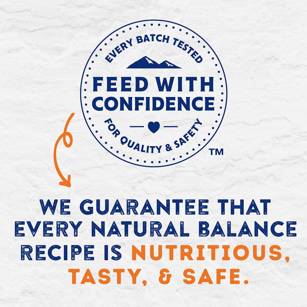 Natural Balance Platefulls topper over dry kibble for variety