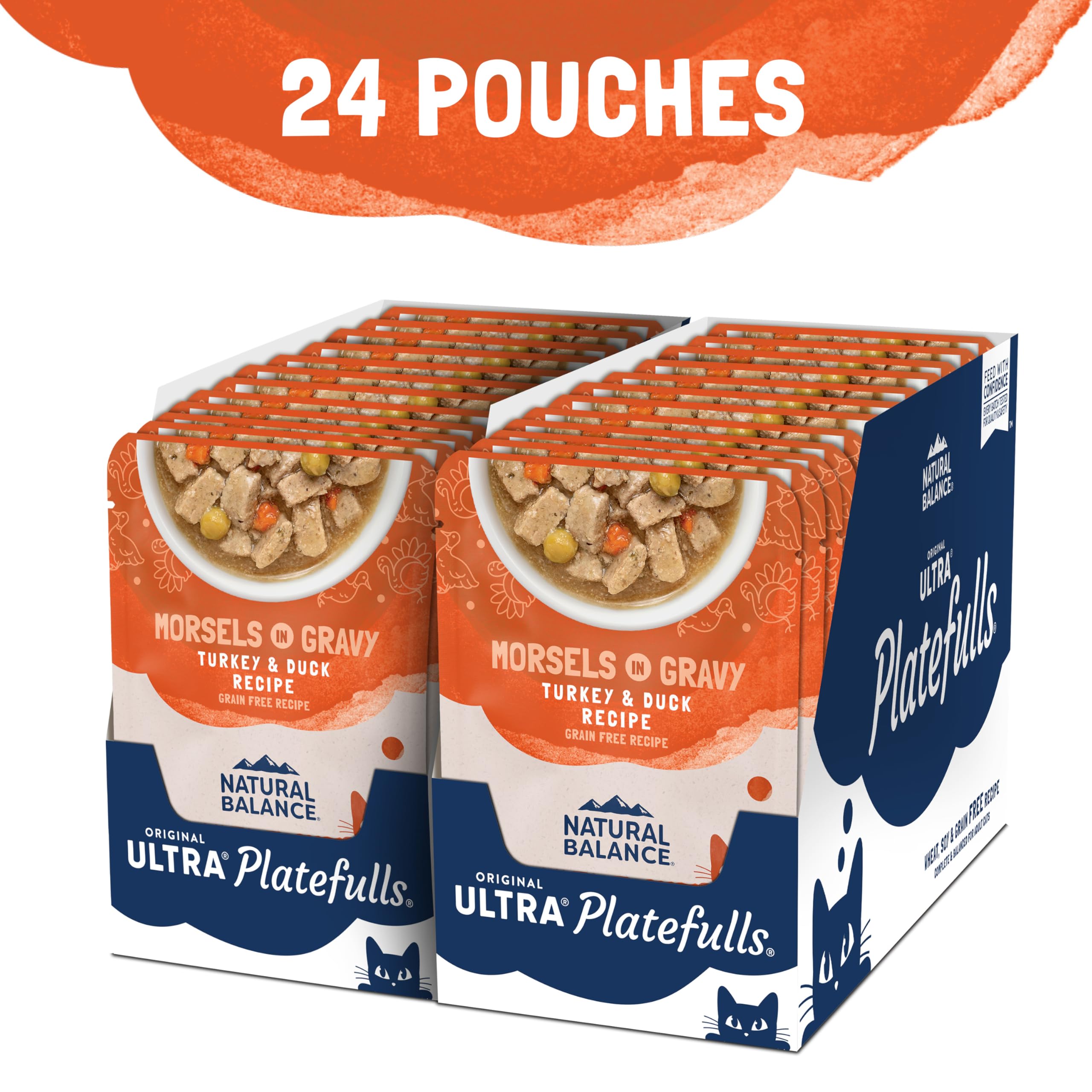 Natural Balance Platefulls turkey and duck in gravy pouch appealing to picky eaters