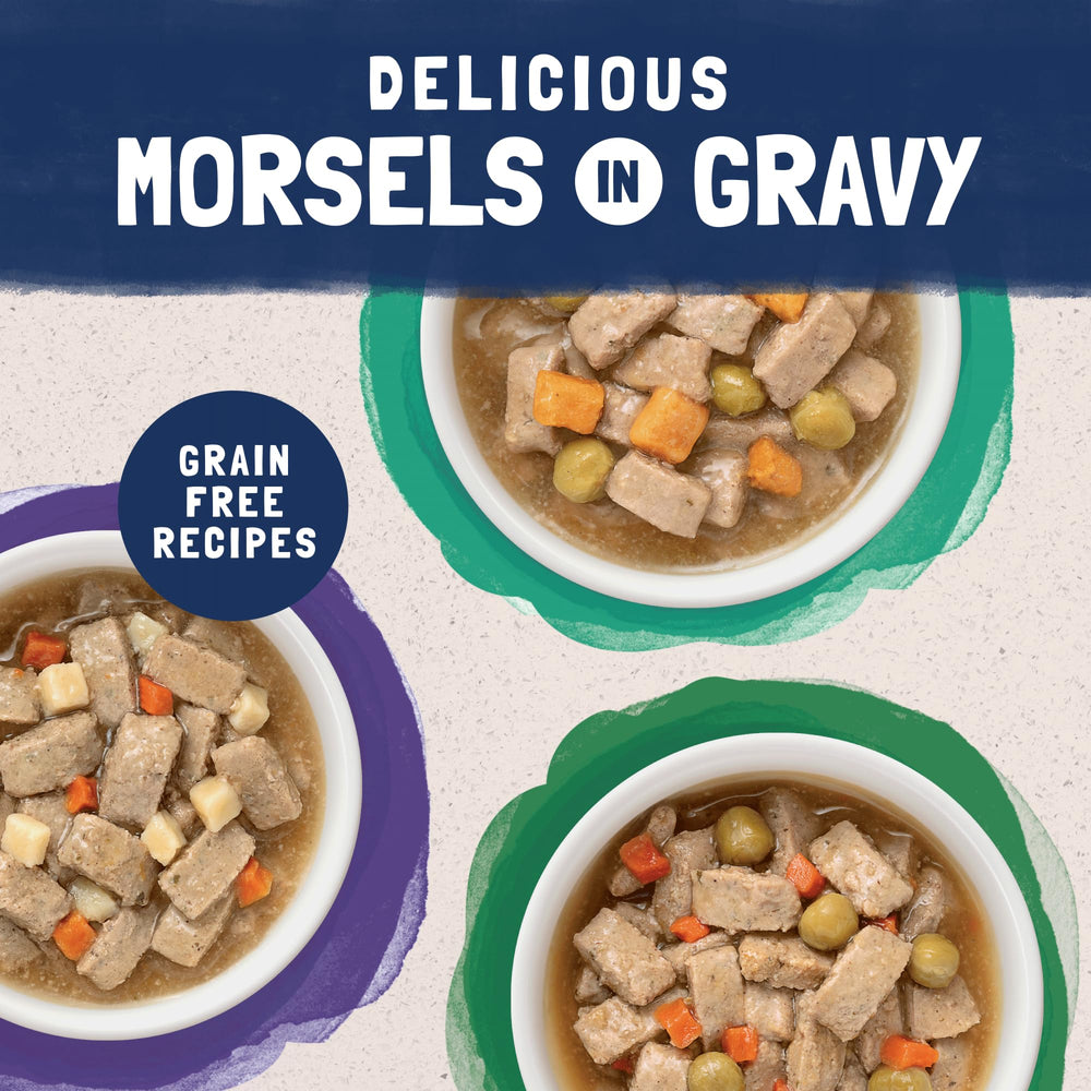 Natural Balance Platefulls vegetables with peas and carrots, fiber-rich mix for digestion.