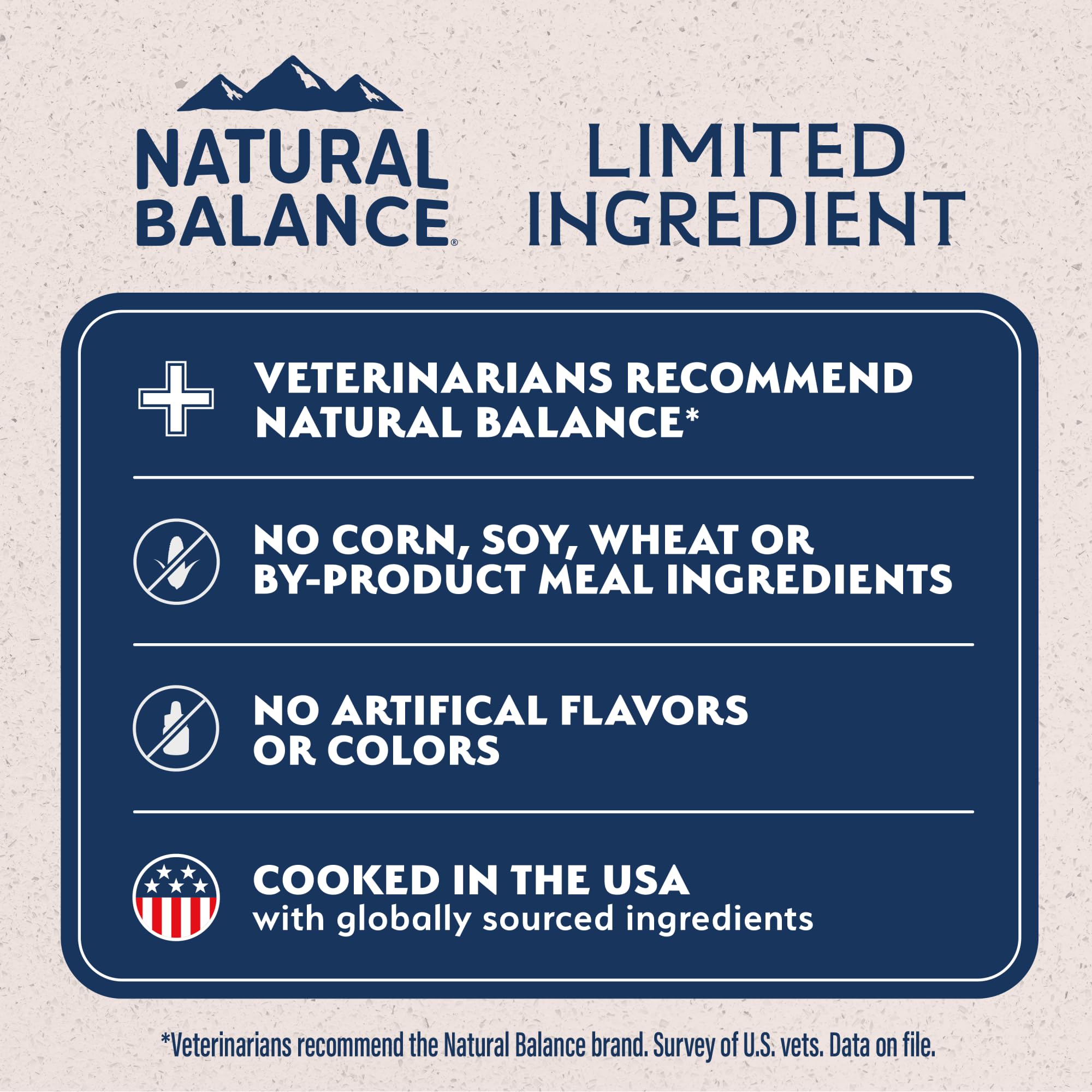 Natural Balance no artificial colors or flavors in this pate