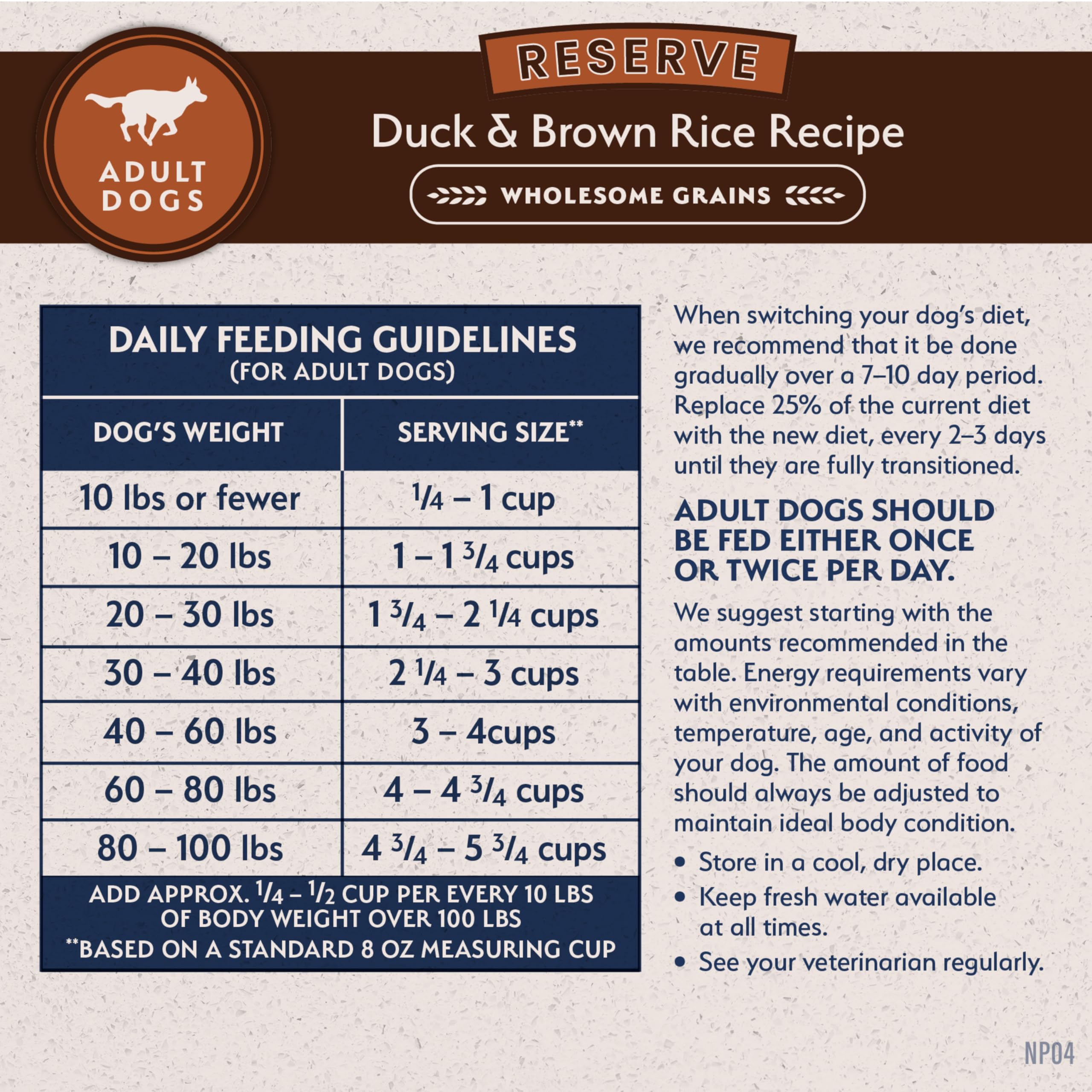 Natural Balance Reserve duck nutrients image supporting a healthy immune system