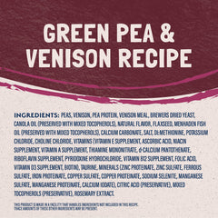 Close-up of Reserve kibble texture highlighting venison protein.