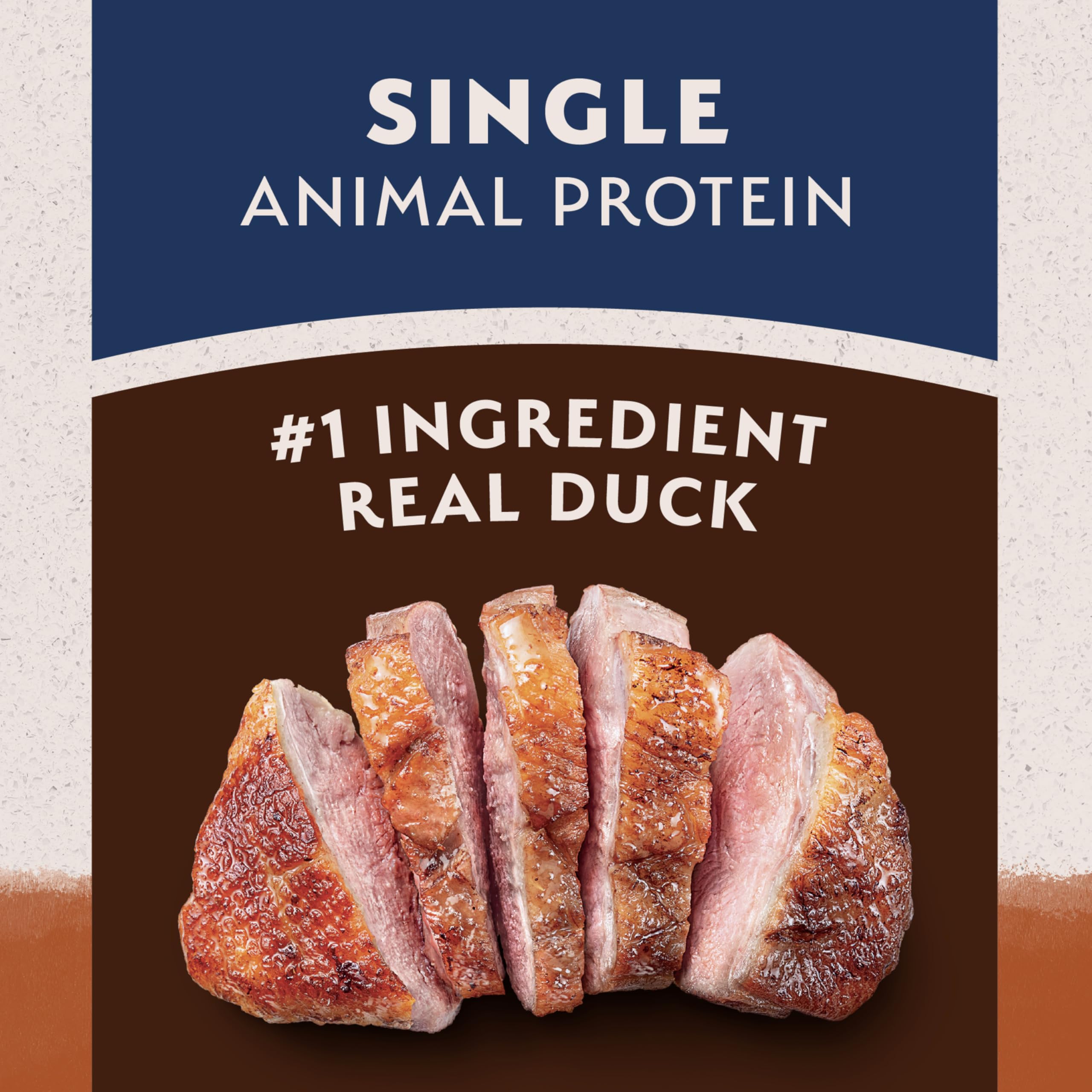 Natural Balance Reserve kibble close-up with gentle digestion messaging