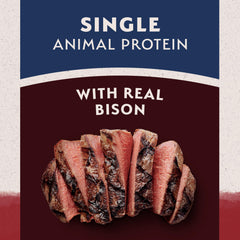Serving bowl of Natural Balance Reserve kibble for portion-controlled meals.