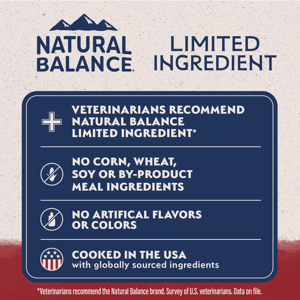 Natural Balance Reserve sweet potato fiber closeup demonstrates fiber-rich ingredient.