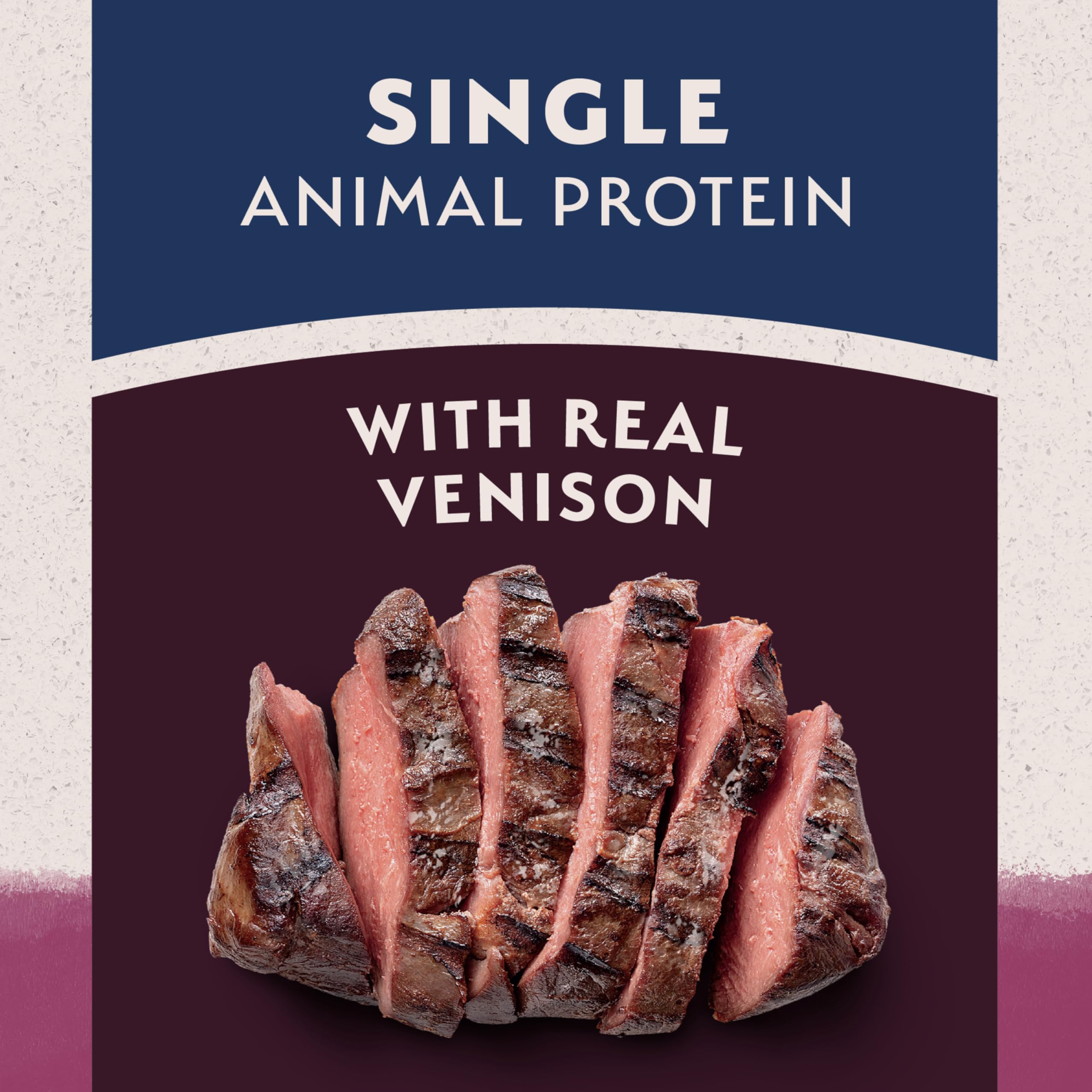 Natural Balance Reserve sweet potato fiber diagram showing digestion-friendly ingredients