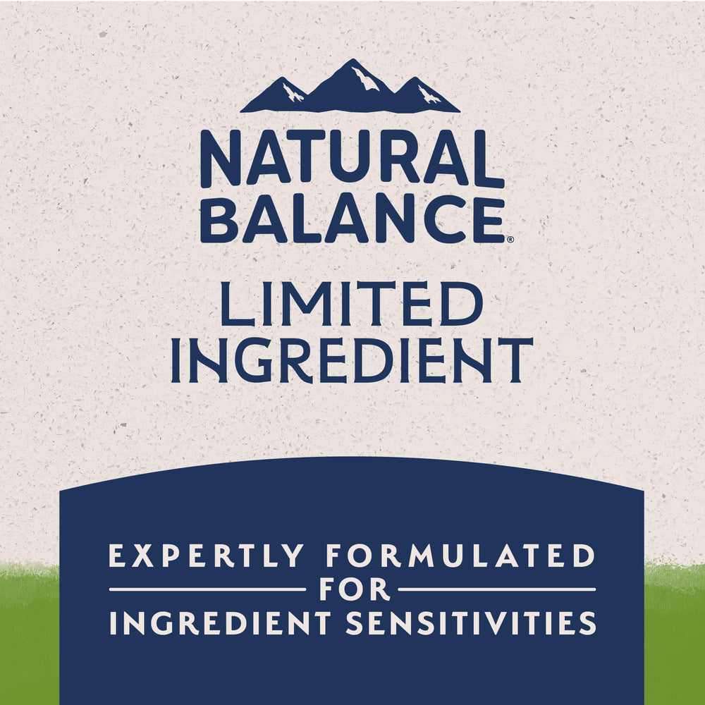 Natural Balance safety and transparency program badge on packaging