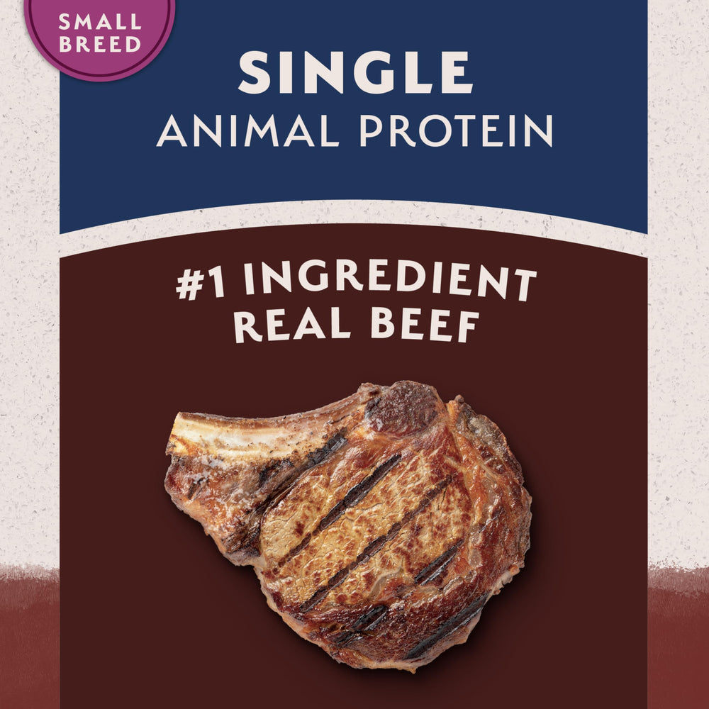 Natural Balance single-animal-protein recipe label for sensitive stomach