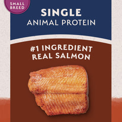Natural Balance small-breed kibble serving-size demonstrates bite-sized pieces for easy eating