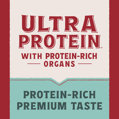 Natural Balance Ultra Protein Kitten real chicken liver and hearts provide growth-supporting nutrition.