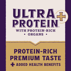 Natural Balance Ultra Protein Plus chicken-liver-ingredient highlights real liver for flavor and protein.