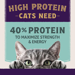 Natural Balance Ultra Protein Plus real chicken liver visual emphasizes protein-rich bite.