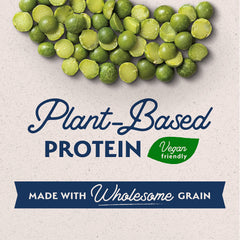 Natural Balance vegan protein ingredients showcase barley and peas for plant-based nutrition