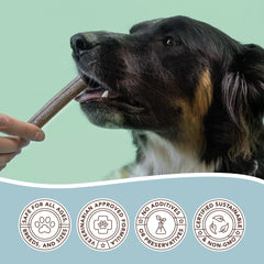 Natural Dog Company dental chews ingredients with coconut oil.