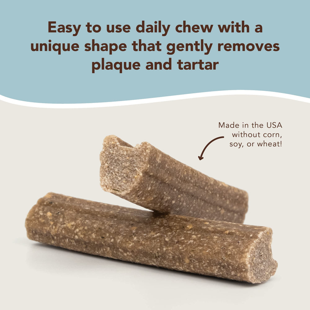 Natural Dog Company dental chews made in USA emphasize quality.