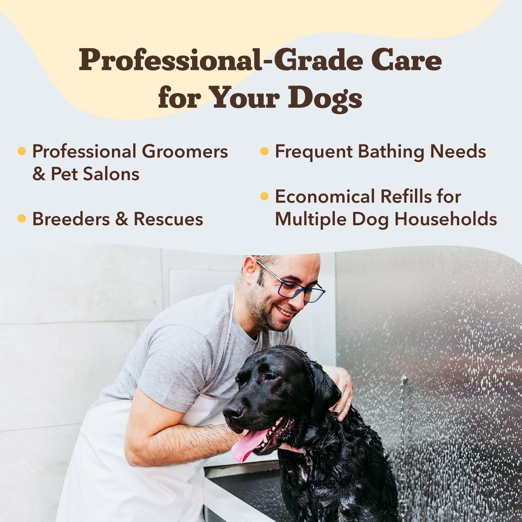 Natural Dog Company Sensitive Skin Shampoo label close-up showing key ingredients