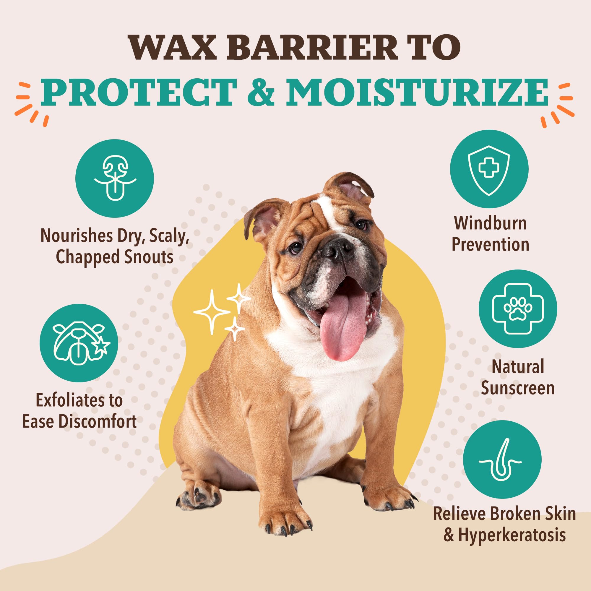 Kukui nut oil present in Natural Dog Company Snout Soother formula