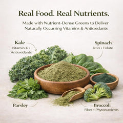 Natural Dog Company Super Greens sprinkled on kibble enhances flavor and nutrition