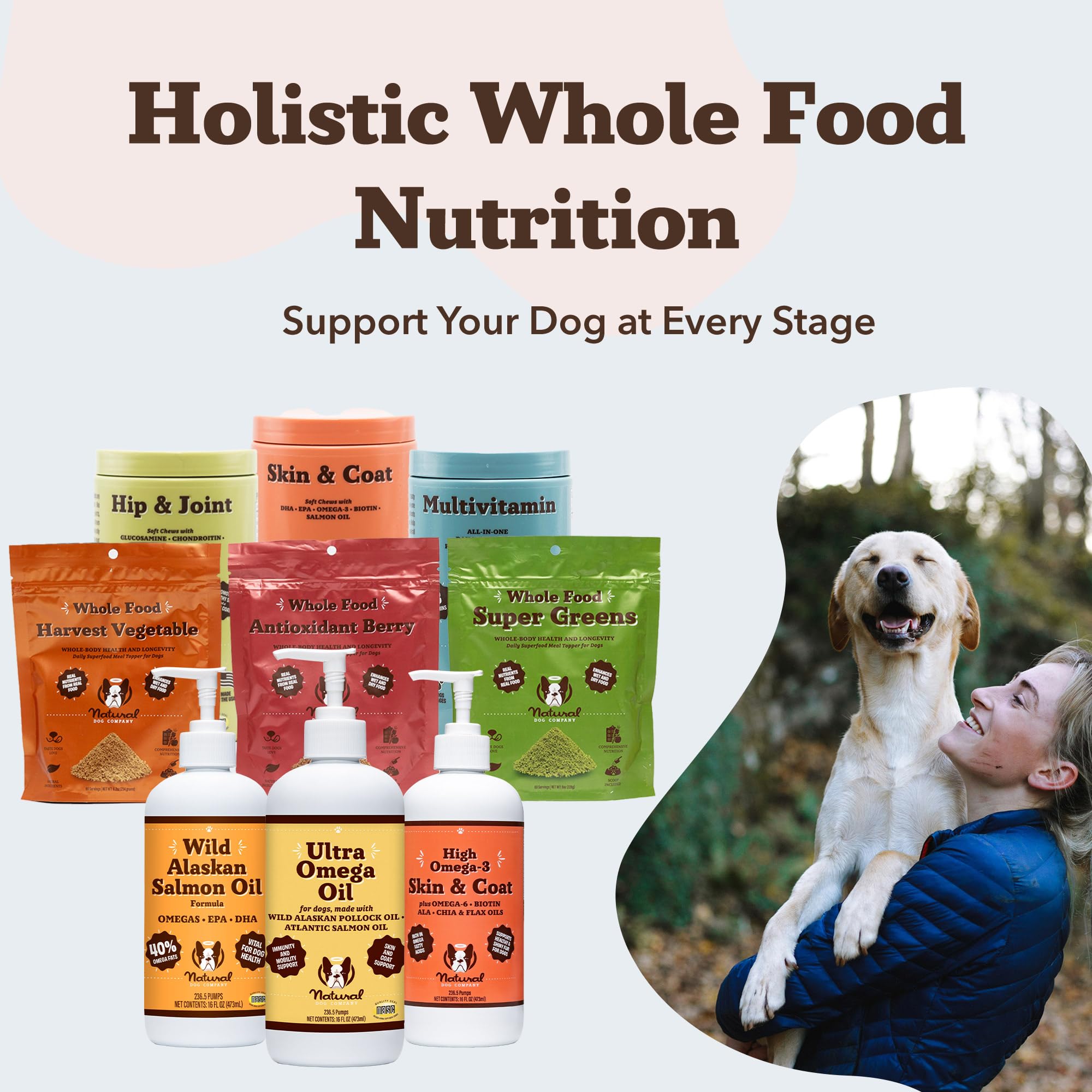 Natural Dog Company Ultra Omega Oil fridge storage keeps freshness.