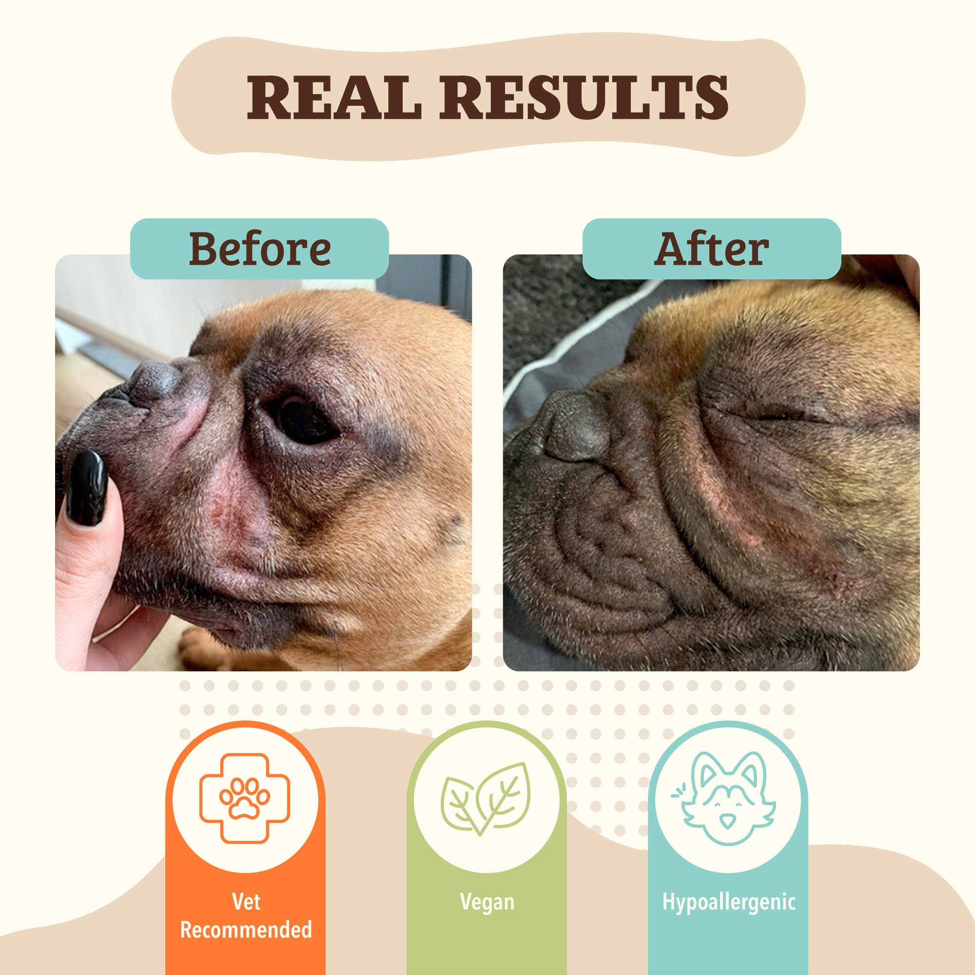 Natural Dog Company balm for dry wrinkles around dog skin