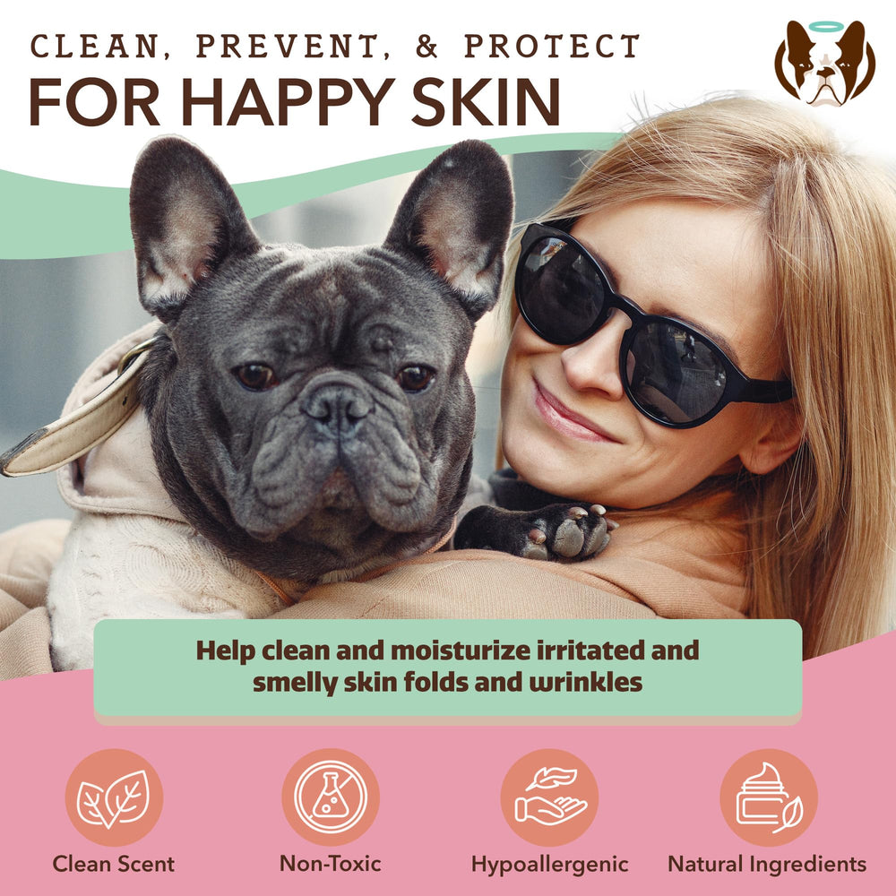 Natural Dog Company XL Grooming Wipes no rinse, convenient refresh without water