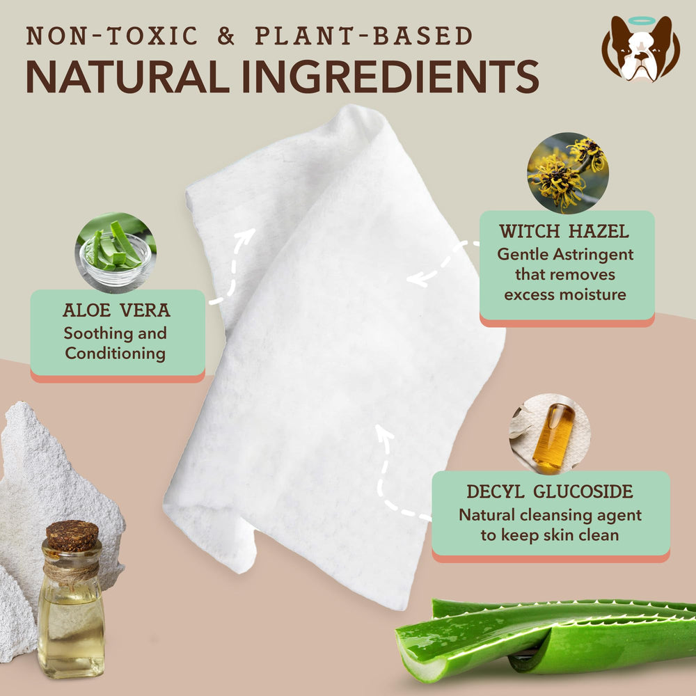 Natural Dog Company XL Grooming Wipes resealable pack, keeps wipes moist for later use