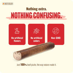 Natural Farm 100 percent beef pizzle with single ingredient label