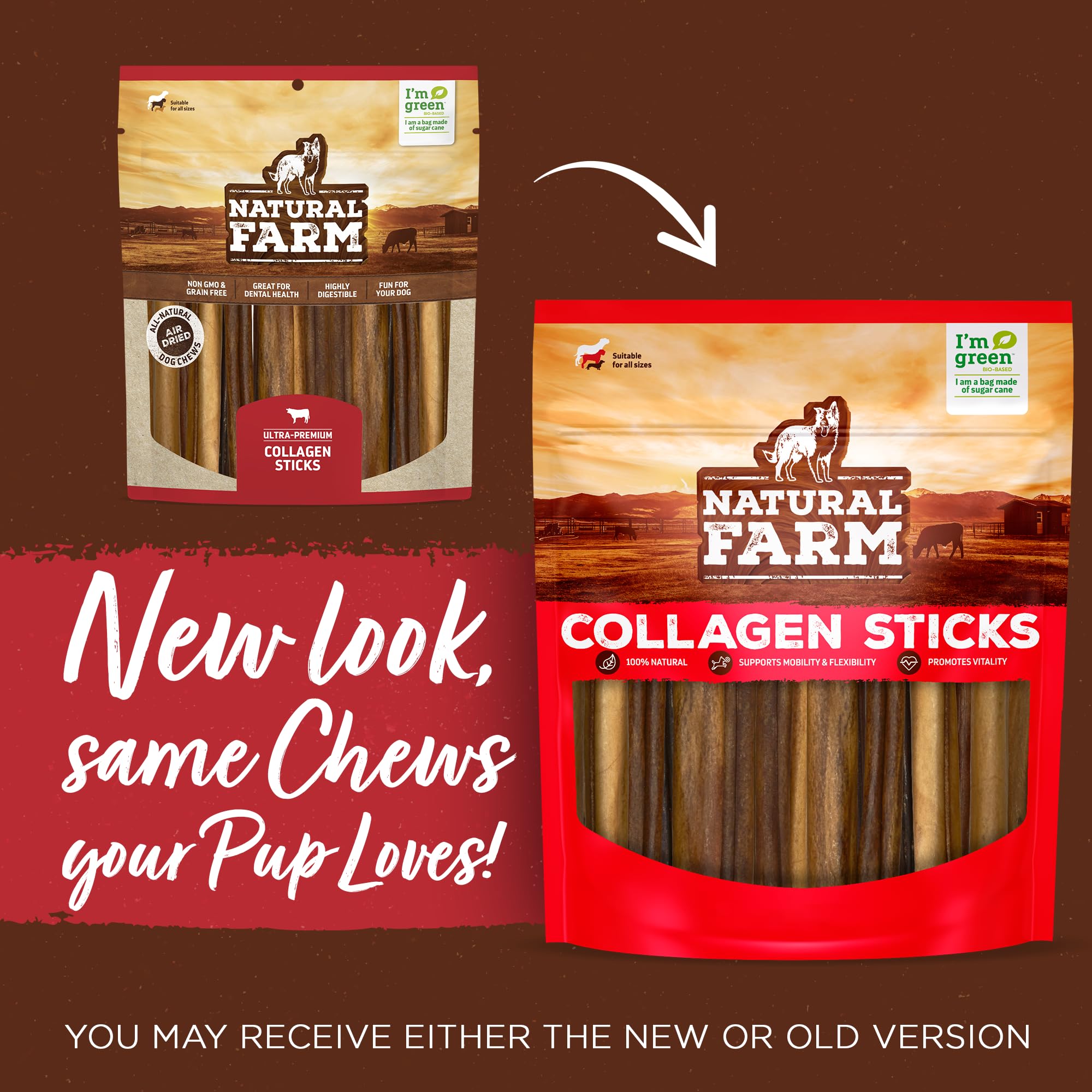 Natural Farm braided collagen chews braided texture closeup demonstrates durability for extended chewing.
