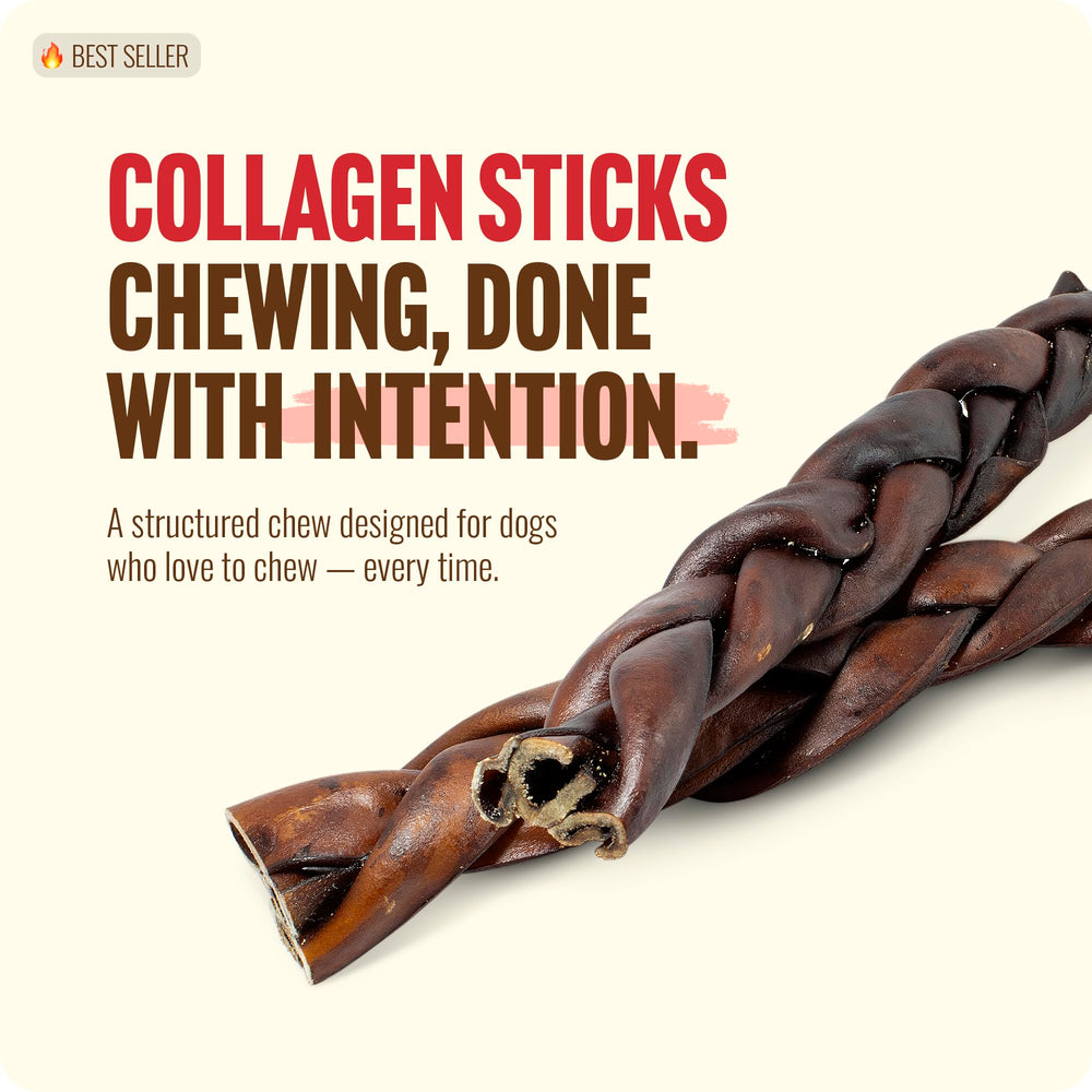Natural Farm chews rawhide-alternative close-up reveals natural beef skin.