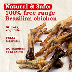 Natural Farm chicken feet treat jar invites quick rewards and training