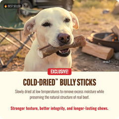 Natural Farm single-ingredient beef pizzle label highlights pure ingredients.