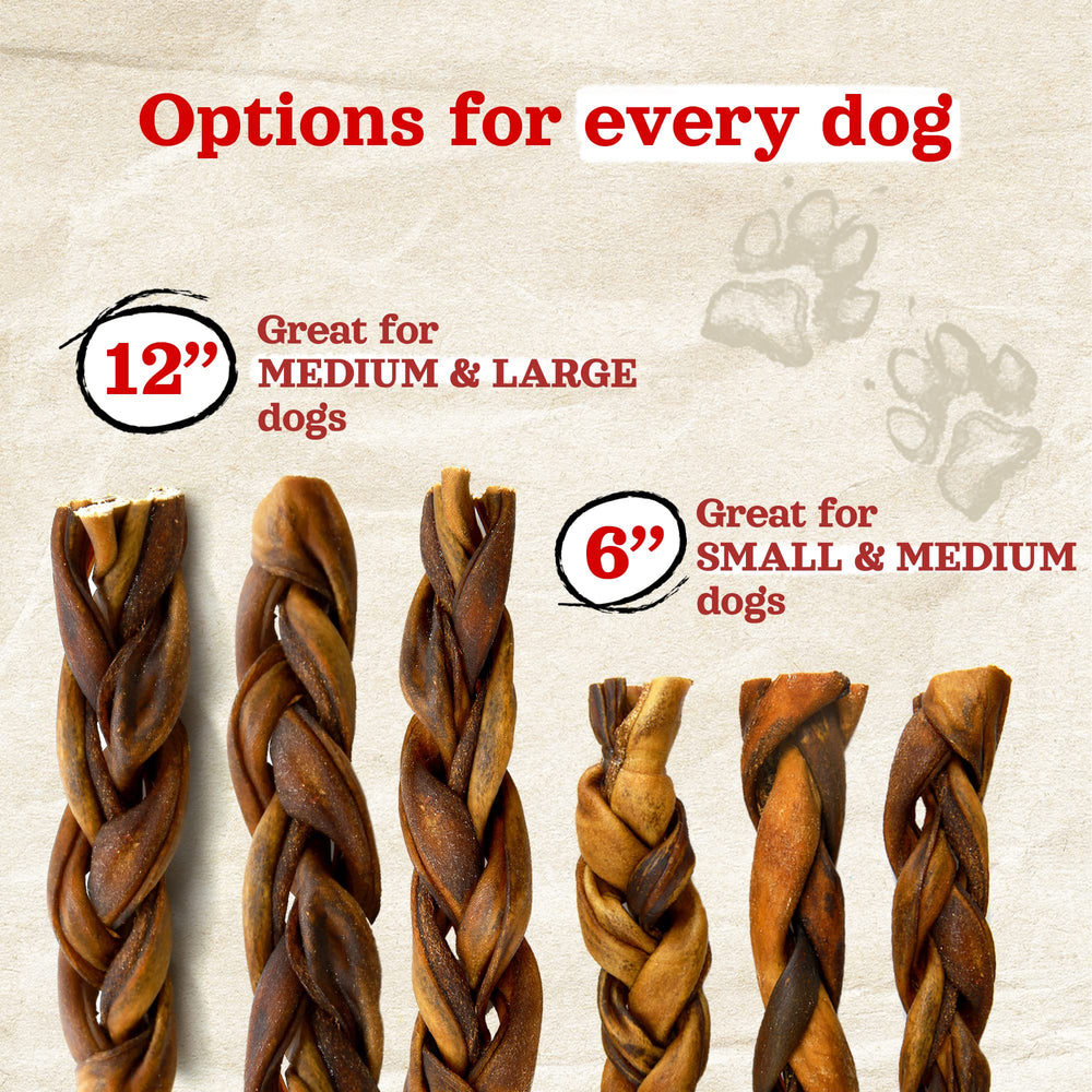 Natural Farm 5-pack braided collagen chews for regular dog treats.